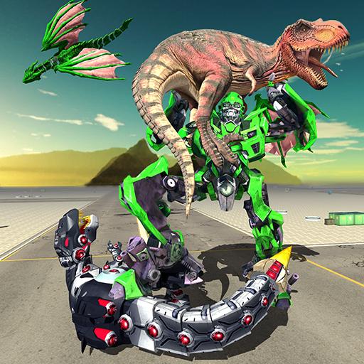 Dragon Robot Transform Game - Dinosaur World Fight icon