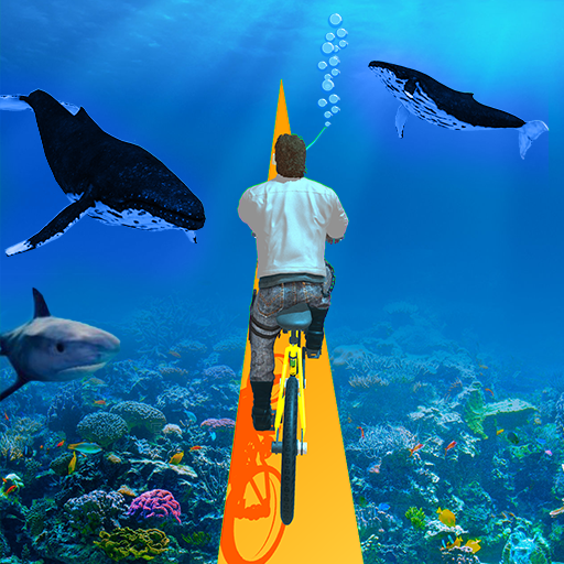 Underwater Bicycle Racing Tracks : BMX Games USA icon