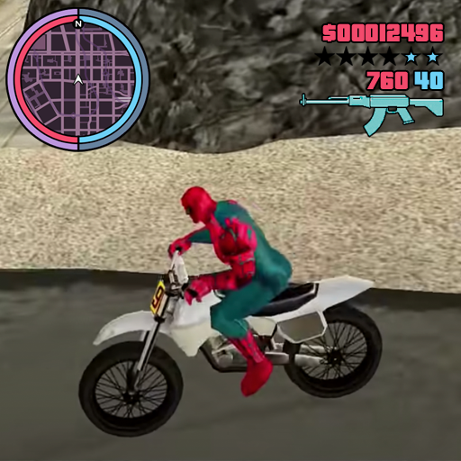 Spider Gangstar Rope Hero Miami City icon