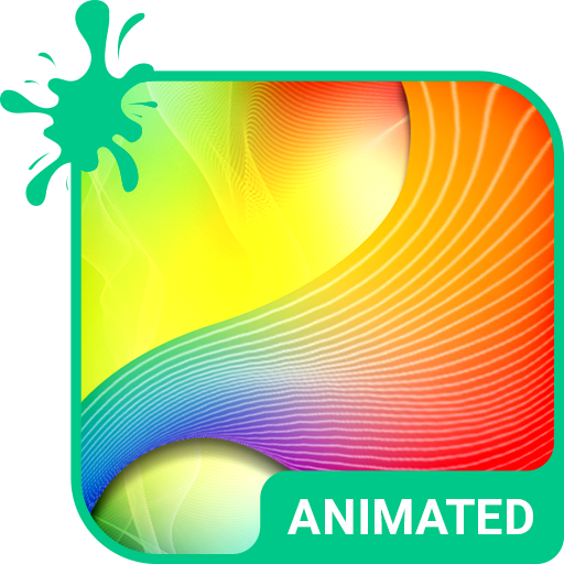 Rainbow Waves Keyboard   Live  icon