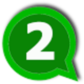 Dual whatsapp on one phone icon