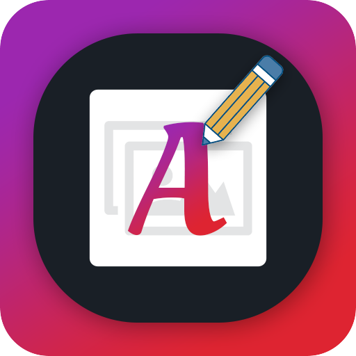 Write Portuguese Text on photo أيقونة