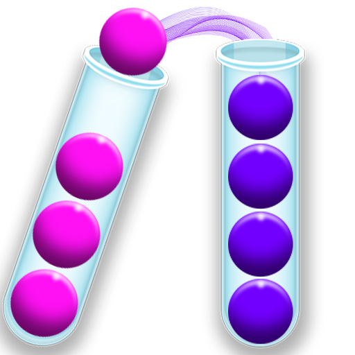 Sort colored balls - sort the colors icon