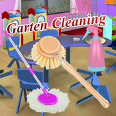 cleaning garden games for girls icon