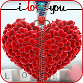 Heart Zipper Lock icon
