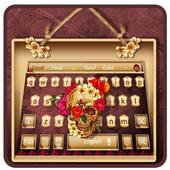 Rose Skull Keyboard Theme icon