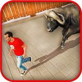 Angry Bull Fighting Game 2018 icon