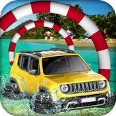 Water Surfer Beach Racing Car &amp; Jeep Float Driving icon