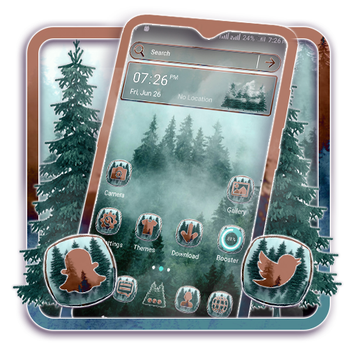 Foggy Forest Theme Launcher icon