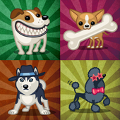 Kids Dogs Memory Cards icon