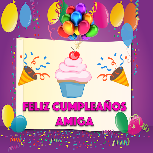 Feliz cumpleaños amiga frases para fotos icon