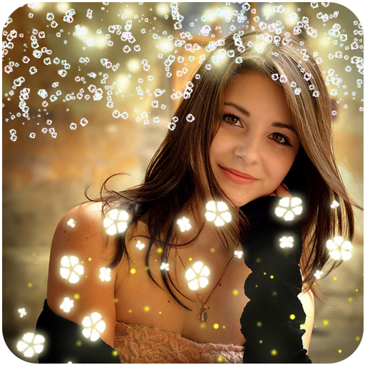 Photo glitter light effects: Glitter photo editor icon