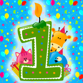 First Birthday Card Maker أيقونة