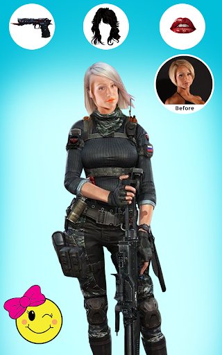 Soldierly - Men, women Military, Army Photo Editor screenshot 9