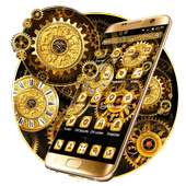 Ancient Golden Machine Theme on 9Apps