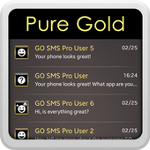 Pure Gold for GO SMS icon