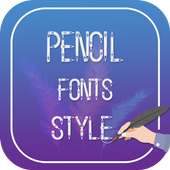 Pencil Fonts Style