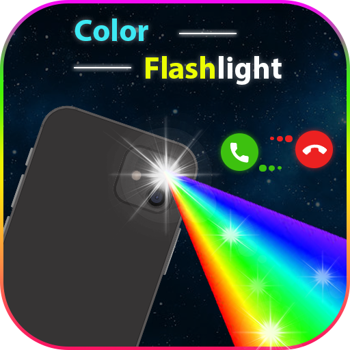Colour Flashlight - Call &amp; SMS icon