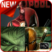 Super Heroes Unite Wallpaper HD أيقونة