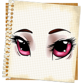 Draw Anime Manga Eyes أيقونة
