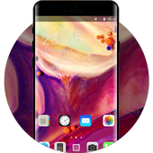 Theme for iPhone X: Abstract Red Skin HD icon