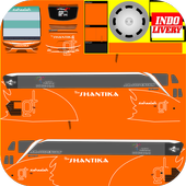 Livery bussid Shantika SHD bussid es simulator 2 icon
