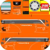 Livery bussid Shantika SHD bussid es simulator 2
