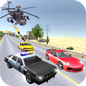 City Police Helicopter Vs Mafia Car icon