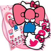 Princess Kitty Bow Launcher Themes HD Wallpapers icon