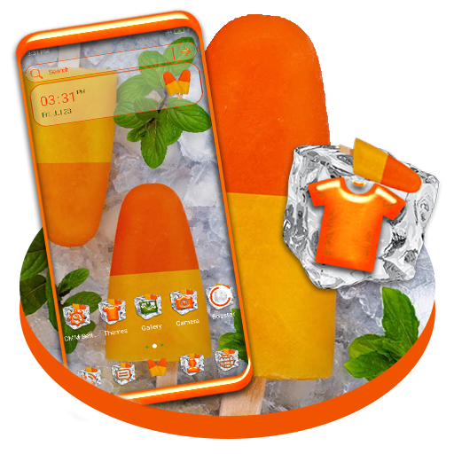 Ice Cream Bar Theme Launcher أيقونة