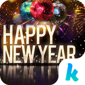 New Year Emoji Keyboard Colors icon