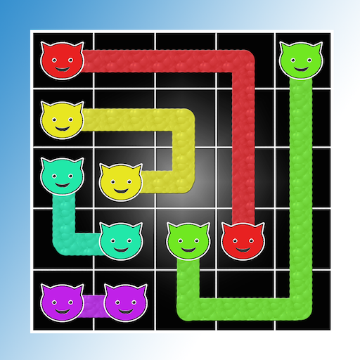 Connect The Dot : Cat Color Line icon