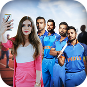 Selfie with Cricketers - Cricketers Photo And Me icon
