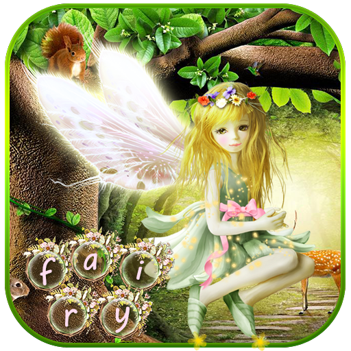 Fairy Girl Flower theme Keyboard icon