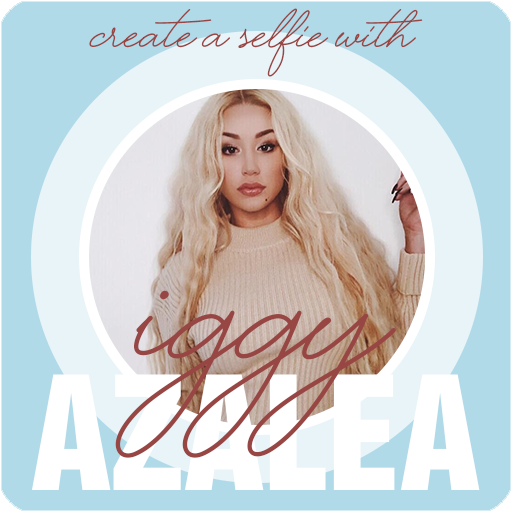 Create a selfie with Iggy Azalea icon
