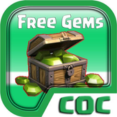✔COC GEMS_FREE GEMS COC Prank icon