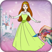 How To  Draw Princess icon