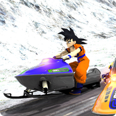 Goku Sledge Racing Mountain Slide: Winter Sport icon