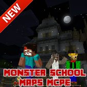 Monster School Horror Maps for MCPE icon