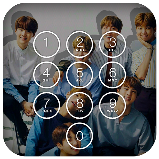 BTS Photo Lock Screen App أيقونة