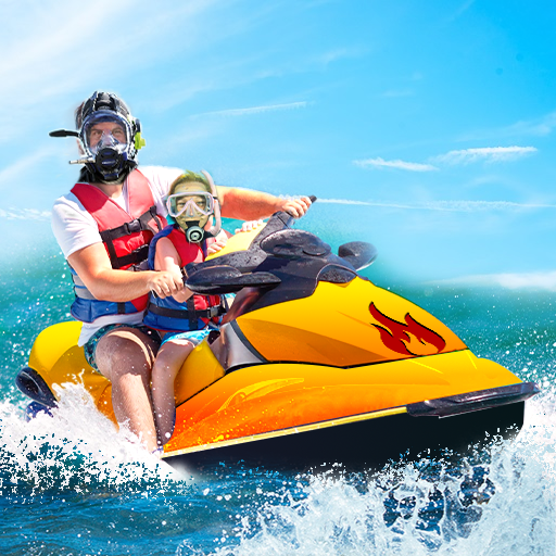 Jet Ski Water Boat Racing 3D Free icon