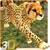 Angry Cheetah Attack Sim 3D icon