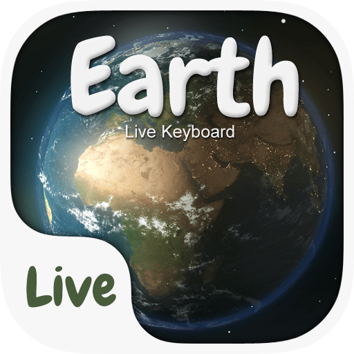 Earth Rotating Live Keyboard icon