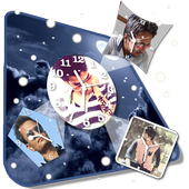 My Photo Shape Clock LWP icon