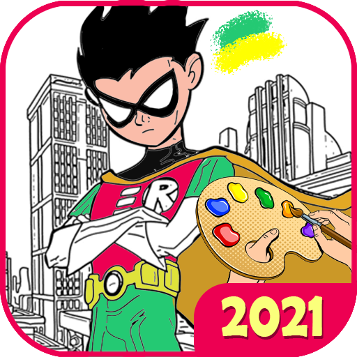Super Titans Coloring icon