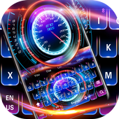 Racing Car Hologram Keyboard icon