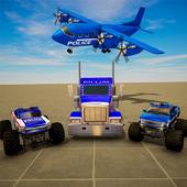 Police Monster Truck Cargo: Transport Simulator icon