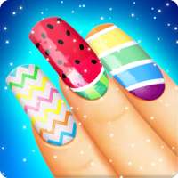 Girl Nail salon Simulator: ألعاب الأظافر للفتيات