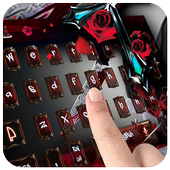 Blood Rose Cross Keyboard icon