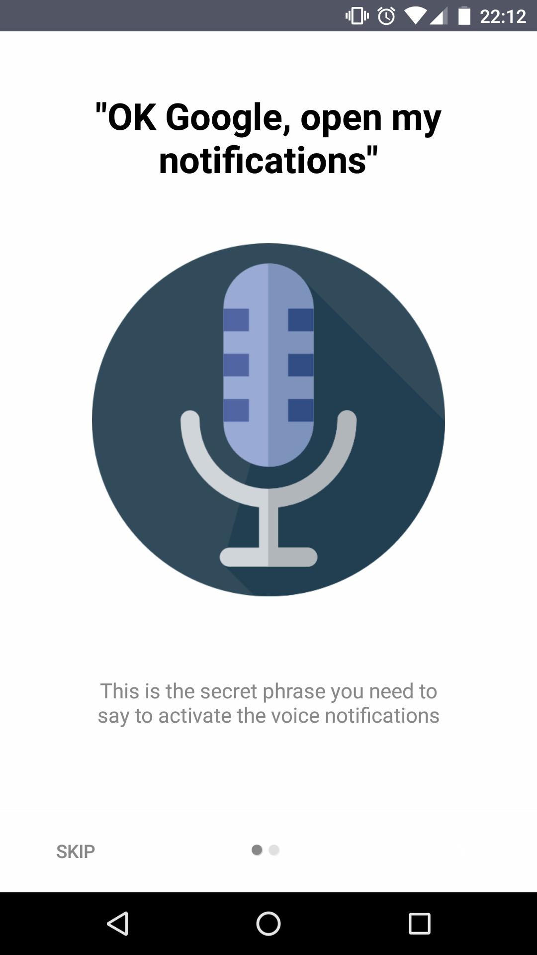 Voice Notifications screenshot 1